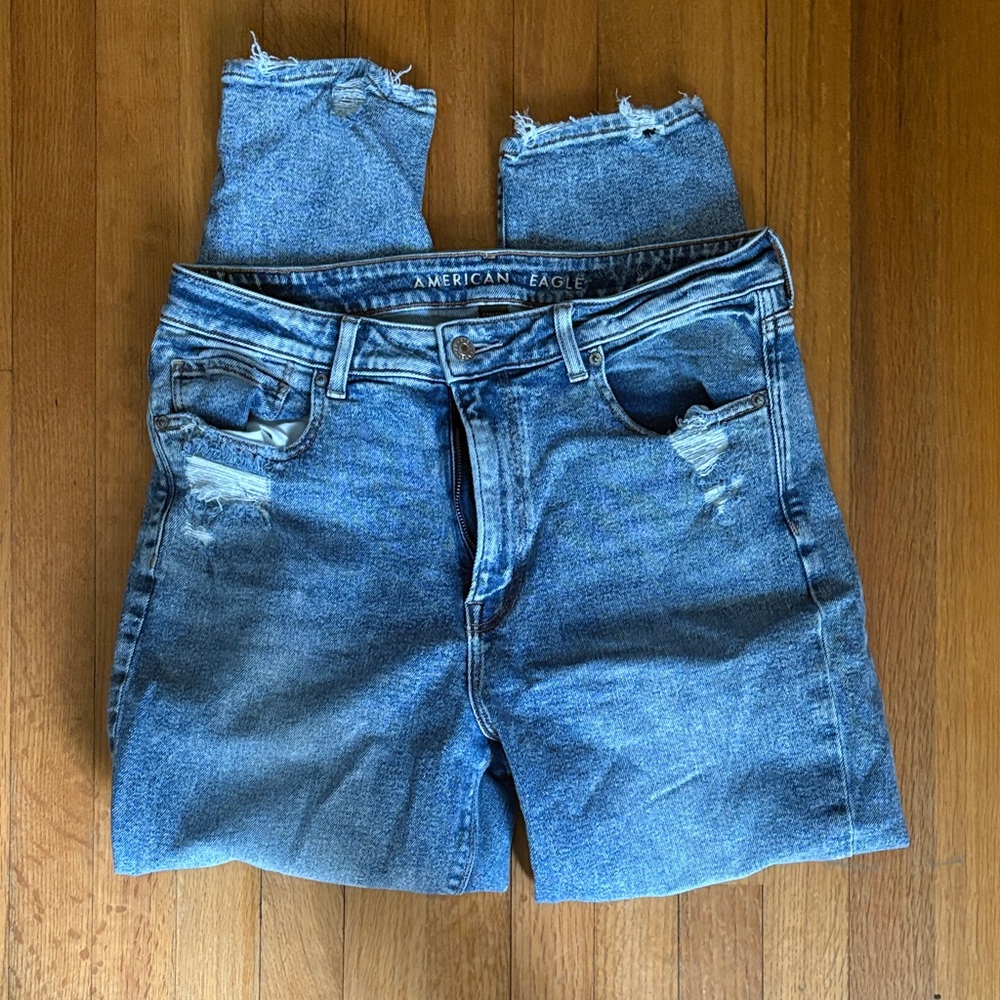 American Eagle Outfitters Men's Distressed Denim Jeans